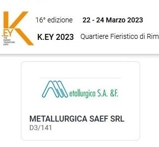 Vi aspettiamo al #keyenergy2023 Padiglione D3 stand 141 www.metallurgicasaef.it #fotovoltaico